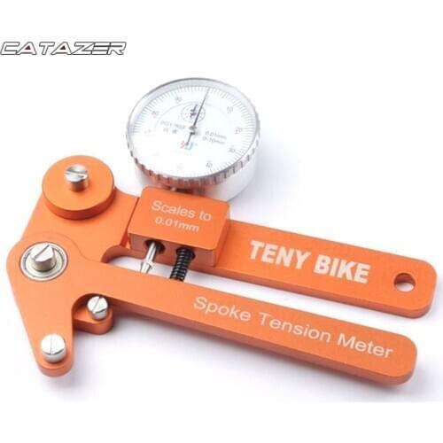 Bicycle Spoke Tension Adjustment Correction Bicycle Wheel Build Tool Bicycle Spoke Tension Tester Digital Scale 0.01mm