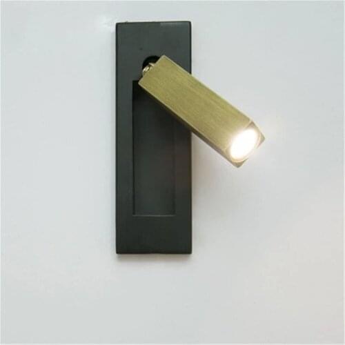 Indoor LED Retro Wall Lamp Home Lighting Living Room Hotel Room Bedroom Dining Room Lamp Rotatable Luxury Decorative Lamps AC220