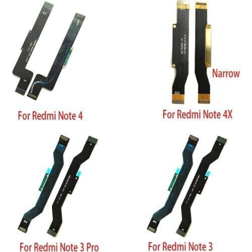 20Pcs/Lot Main Board For Xiaomi Redmi Note 3 4 4X 5 5A 6 7 8 8T 9 Pro 9S Go Global Motherboard FPC Connector Board Flex Cable