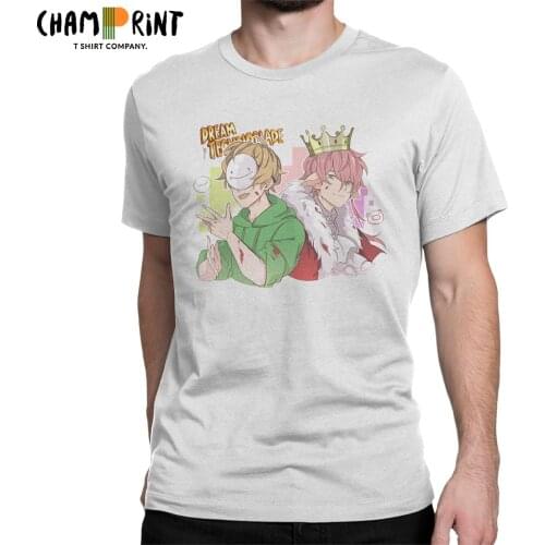 Amazing Dream Merch Technoblade Valentines Day T-Shirt Men O Neck Pure Cotton T Shirts Short Sleeve Tees Gift Idea Clothes