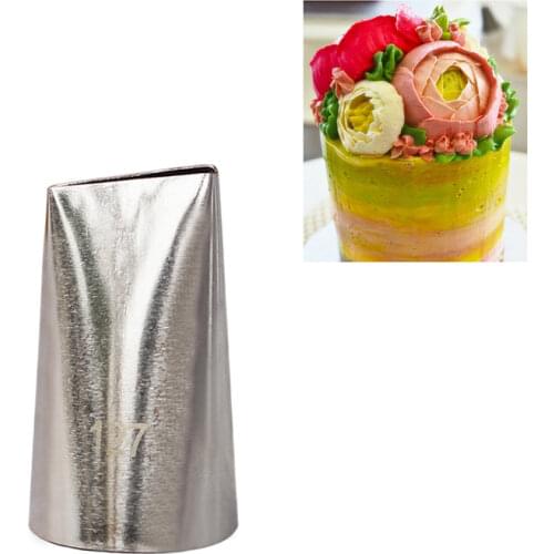 #127 Flower Stainless Steel Decorating Tips Cake Fondant Tools Icing Piping Pastry Nozzles Bakeware