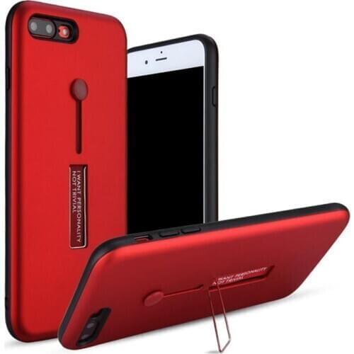 100PCS/Lot NEW 2 in 1 Double Layer Ring Stand Holder Case for iPhone 6 7 8 Plus Case Back Cover Capa Fundas For iphone XS Max XR