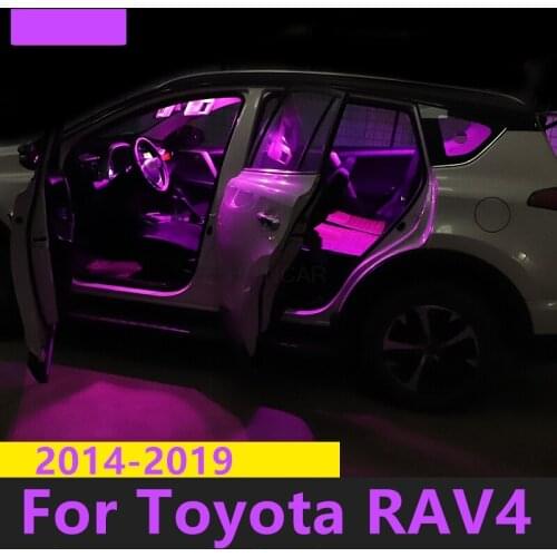 For Toyota RAV4 2014-2019 LED highlight reading light indoor light modified roof light decorative atmosphere light reading