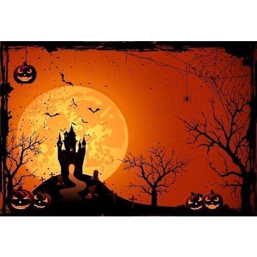 Celebrating Halloween photo backgrounds vinyl Children photography backdrops for photo Studio accessories photophone LV-2166