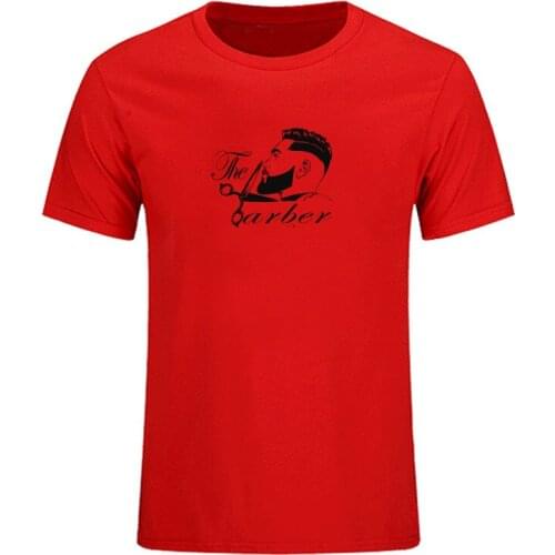 Fun summer casual printing hairdressing salon barber fun short sleeve T-shirt for men and women