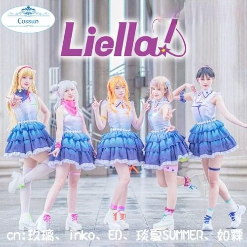 Anime Liella LoveLive!SuperStar!!SJ Dress Dress Chisato Kanon Sumire Keke Ren Cosplay Costume Halloween Outfit For Women Girls