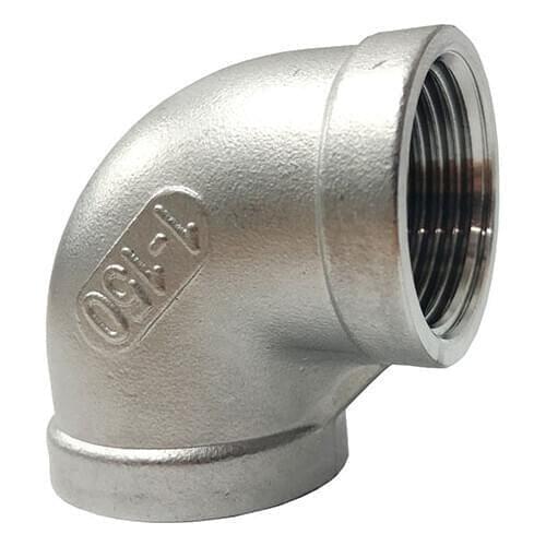 DN8-DN50"Elbow 90 Degree Angled F/F Stainless Steel SS304 Female* FemaleThreaded Pipe Fittings