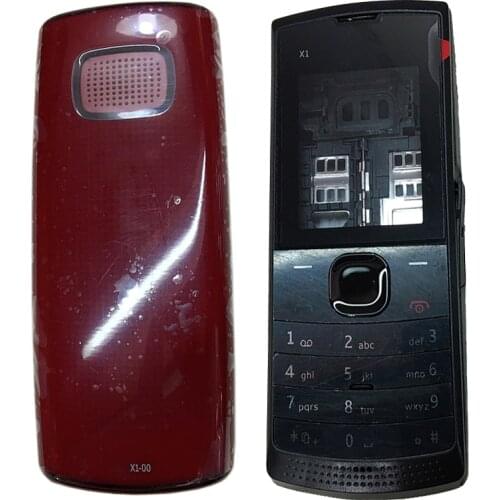 ZUGZUC New Plastic Full Housing For Nokia X1 X1-00 Single / Dual Card Full Complete Mobile Phone Housing Cover Case+ Keypad+Logo