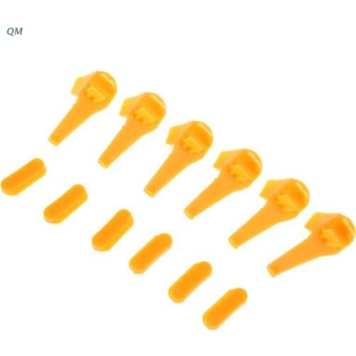 12 Pcs Tyre Tire Changer Part Nylon Mount Demount Duck Head Insert Rim Protector 13MF