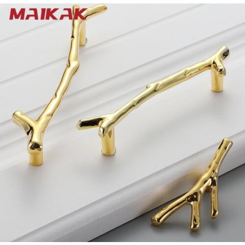 96mm/128mm Fashion Tree Branch Furniture Cabinet Handles Handles Cupboard Pulls Knobs Hardware Door Pulls Twig Vintage Drawer