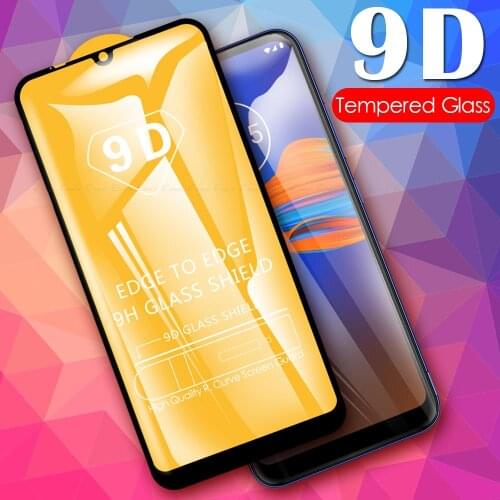 9D Glass For Motorola Moto E7 E6 E5 E6s Plus Tempered Glass Screen Protector Full Cover Protective Film