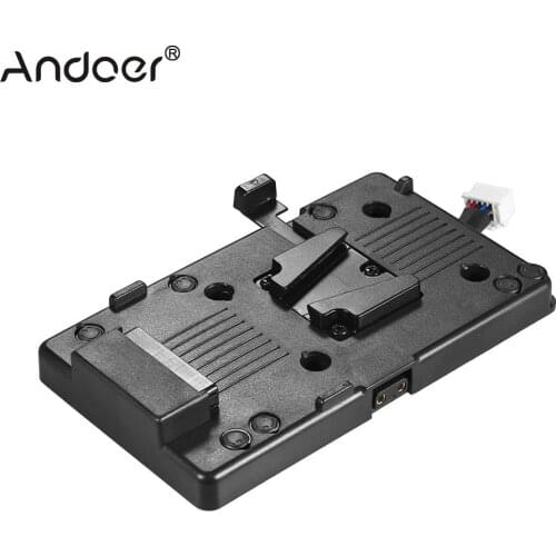 Andoer BMD URSA V-Mount V-Lock Battery Plate Adapter 11V-16.8V Power Supply for Blackmagic URSA Mini 4K 4.6K Mini Pro Camcorder