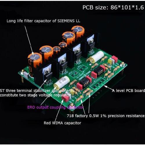 DUAL-RIAA phono amplifier MM phono amplifier kit