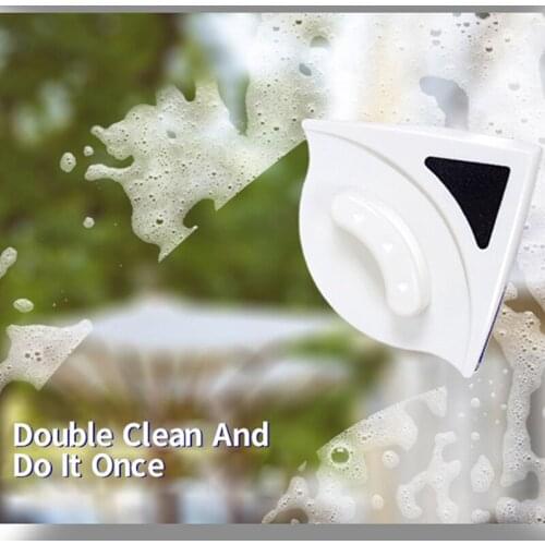 Double Side Glass Cleaning Brush Magnetic Window Cleaner Magnets Household Glass Wiper Cleaning Tools For Washing Window