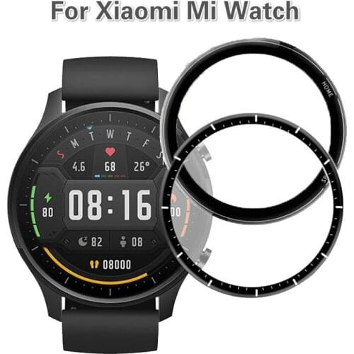10PCS Curved Protective Film Cover Protection For Xiaomi Mi Smart Watch Color Sports Version Smartwatch Screen Protector Cover