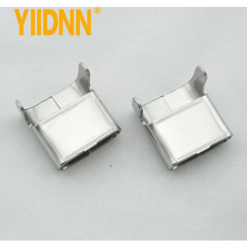 SUS304 L Style Stainless Steel Banding buckles Clips,5/8"width,100 per bag