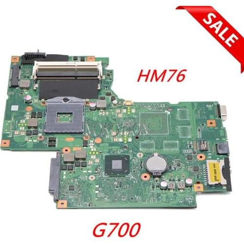 NOKOTION 11S90003042 BAMBI MAIN BOARD REV 2.1 For lenovo thinkpad G700 laptop motherboard 17.3 inch screen HM76 DDR3 SLJ8E WORKS