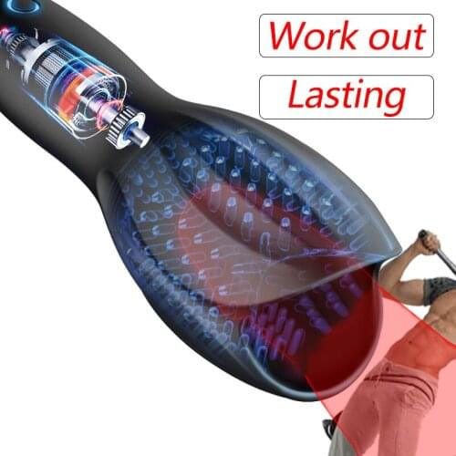 Male Masturbator Penis Massage Delayed Ejaculation Long-lasting Exercise Penis Training Glans Vibrator Adult Sex Toy Sex Product