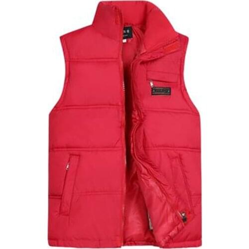 Man Autumn Plus Size Thicken Down Vest M Winter Down Cotton Vest Male Oversized Loose Warm Down Outerwear Men Down Overcoat