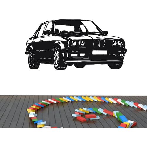 New Moderne home decor luxe car muursticker vinyl zelfklevende transport muurtattoo voor sofa achtergrond