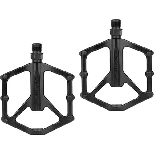 Road Bike Aluminum Alloy Pedals Lightweight Widen 9/16" DU Bearing Pedals