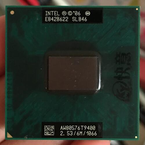 Intel Core 2 Duo T9400 CPU Laptop processor PGA 478 cpu 100% working properly