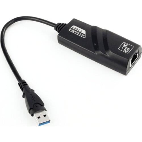 Wired USB 3.0 To Gigabit Ethernet RJ45 LAN (10/100/1000) Mbps Network Adapter Ethernet Network Card for PC Wholesales