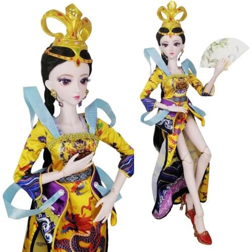 EVA BJD 1/3 BJD Doll Chinese Queen Cheongsam Female Emperor Ball Jointed Doll 60cm 24in SD Dolls Gift Fairy Toy for Girls Gift