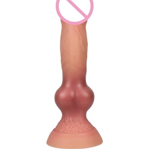 Dog Penis for Women Torso Plug Adult Masturbators Artificial Penis Goods for Adults Soft Sexules Toys Dildo Consoladoresfemenino