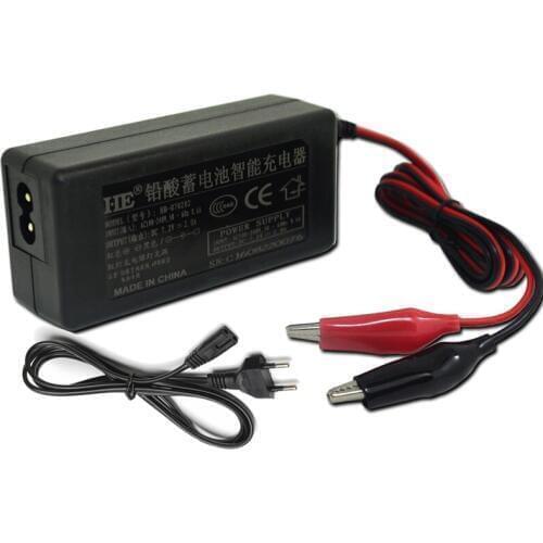 6V Smart Charger Electric Bicycle Battery Charger For Rechargeable Lead Acid Battery DC7.2V 2A US EU Plug Charger