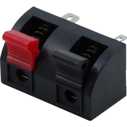 2-digit audio quick wiring aging test clip square outer terminal block 6pcs