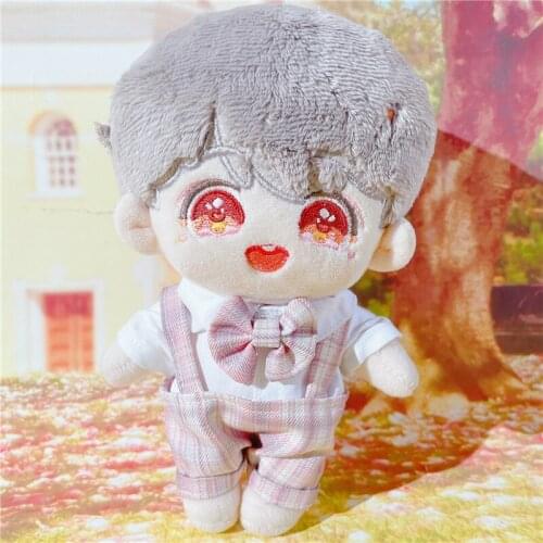 20cm exo baby clothes warm breeze classic college vest suit 20cm doll clothes lovely overalls doll clothes