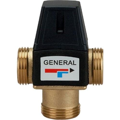 3 Way Mixing Valve Male Thread Brass Thermostatic Valve for Solar Water Heater Tools Accessory