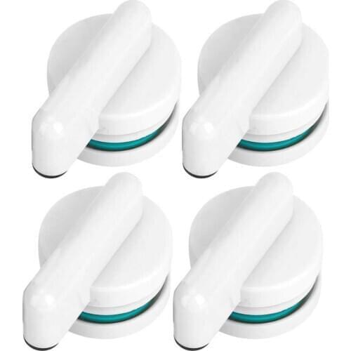 4Pcs Universal Plastic Door Bolt Lock Privacy WC Latch Indication Lock For Public Toilet Restroom Bathroom Station Supermarket