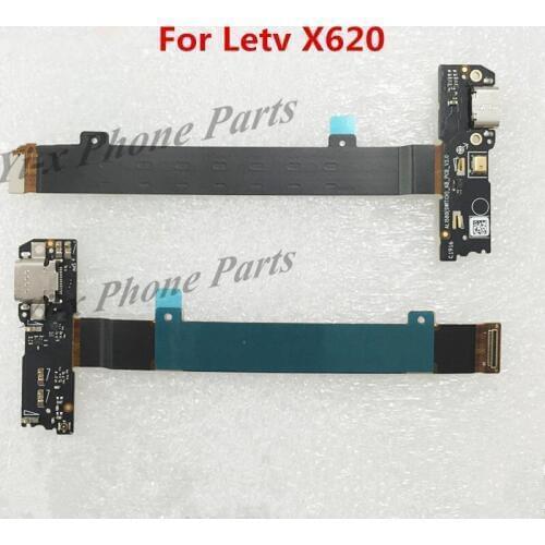 5pcs/Lot For Letv LeEco Le 2 X620 USB Charger Charging Port Dock Connector Flex Cable with Microphone Board
