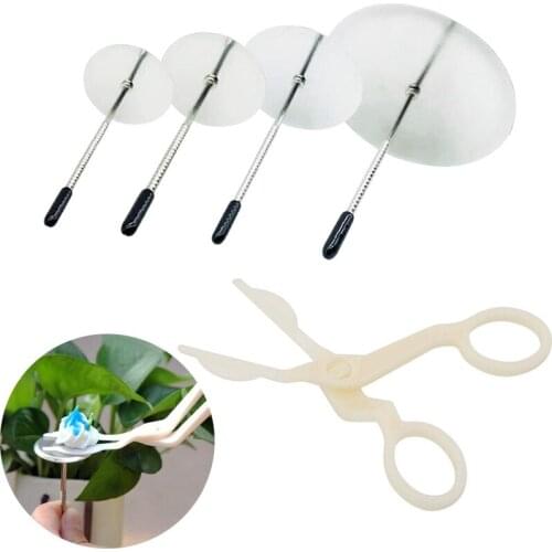 5pcs Cake flower Nails Plastic Scissor Set Cake Flower Nail Lifters Stainless Steel Baking Tools for Icing Flowers Decoration