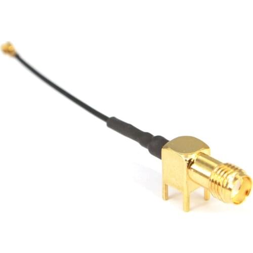 5 Pieces Extension Antenna WiFi Cord Rightangle PCB Mount SMA Jack Female to Ufl./IPX Connector 1.13 Pigtail Cable