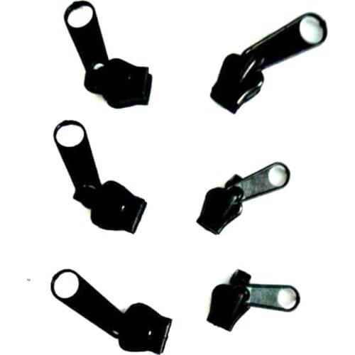 6pcs Universal Fixation Zipper Replacement Slider Zipper Puller Head Multifunction Instant Zipper Jeans Repair Kit