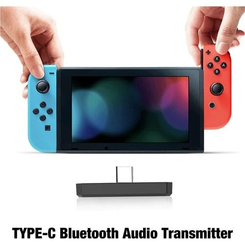 Bluetooth Audio Transmitter Type-C Wireless Audio Adapter for PS4 for Switch