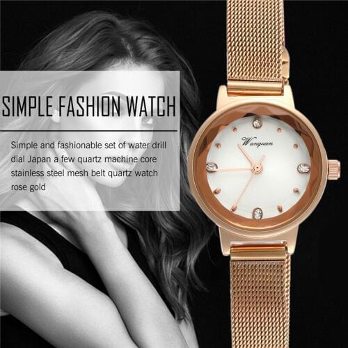 Lancardo Fashion Female Quartz Watches Women Crystal Wrist Watch Stainless Steel Watchband Top Luxury Brand Ladies Dress Clock