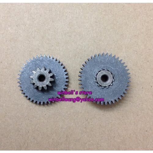 Duplex gear 0.8modulus 12teeth + 0.6modulus 40teeth gear 0.8M 12T+0.6M 40T alloy steel gear