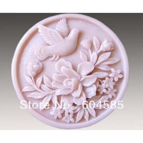 Piano Songbirds Craft Art Silicone Soap mold Craft Molds DIY Handmade soap molds