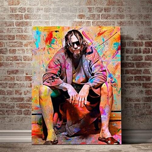 Canvas Art Prints Big Lebowski Toilet Posters Painting Wall Picture Artwork Home Decoration