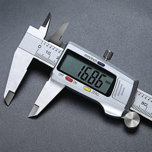 Measuring Tool Stainless Steel Digital Caliper 6 "150mm Messschieber Paquimetro Measuring Instrument Vernier Calipers