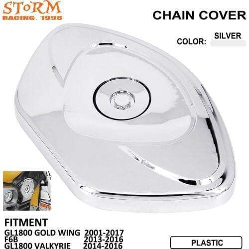 Motorcycle Chrome Timing Chain Cover Protcetor For Honda Goldwing GL1800 F6B GL 1800 Valkyrie 2001 2002 2003 2004 2005 2006-2017