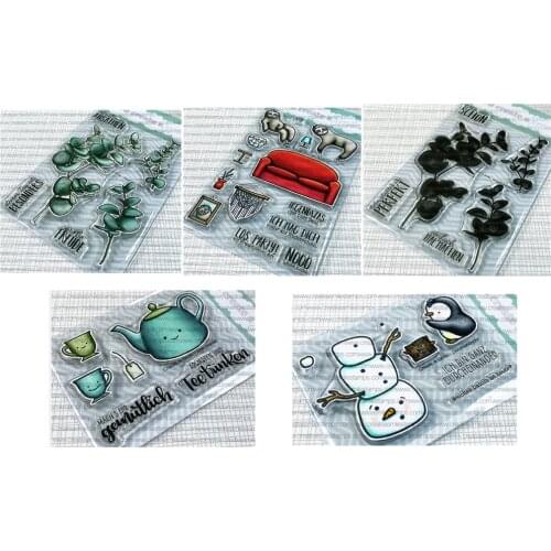 German Transparent Clear Silicone Stamp/seal for DIY Scrapbooking/ Album Decorative Clear Stamp Sheets A3013