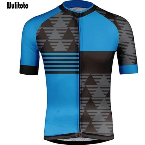 2021 WULITOTO The New summer Mountain Bike Short Sleeve Breathable MTB Cycling Jersey For Men