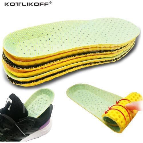 Stretch Breathable Deodorant Running Cushion Insoles For Feet Man Women Insoles For Shoes Sole Orthopedic Pad Memory Foam
