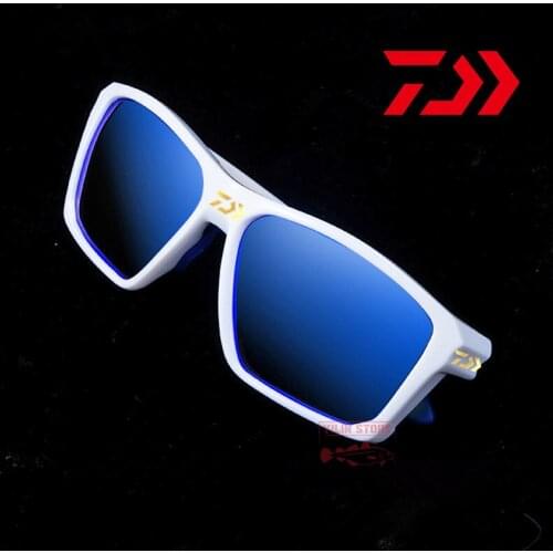 Daiwa Unisex Fishing Polarized Sunglasses Anti-ultraviolet Fishing Sunglasses Casual Outdoor Sports Wind-proof Men Glasses UV400