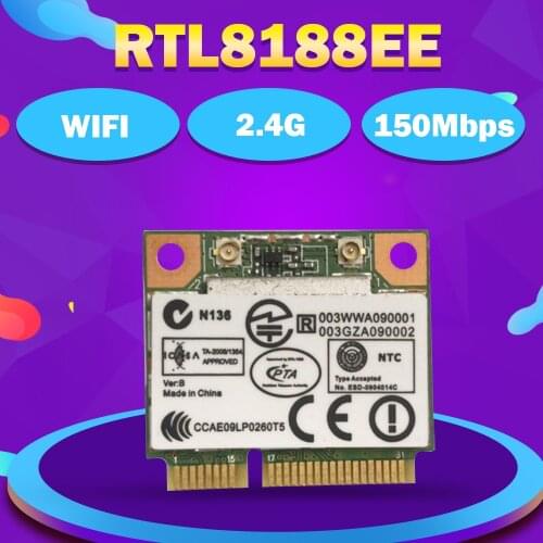 RealTek RTL8188EE RTL8188 Half Mini PCIe PCEI-express Wireless Wlan WIFI Card for Acer Asus Toshiba Sony fujitsu LG